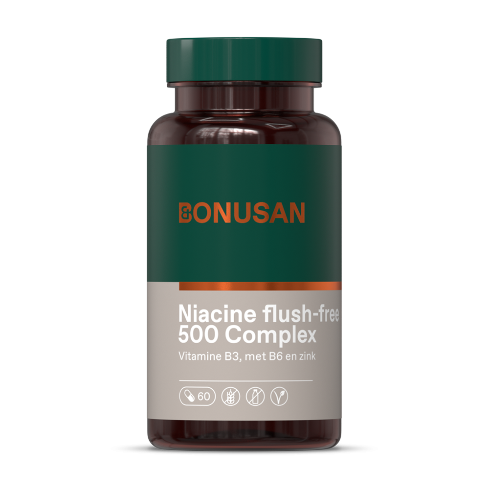 Niacine flush-free 500 Complex - 60 caps.