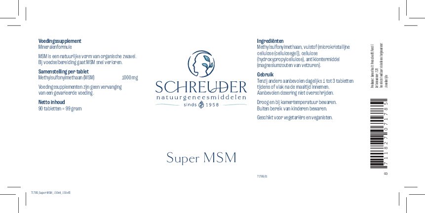 Super MSM - 90 tabs. - Afbeelding 2