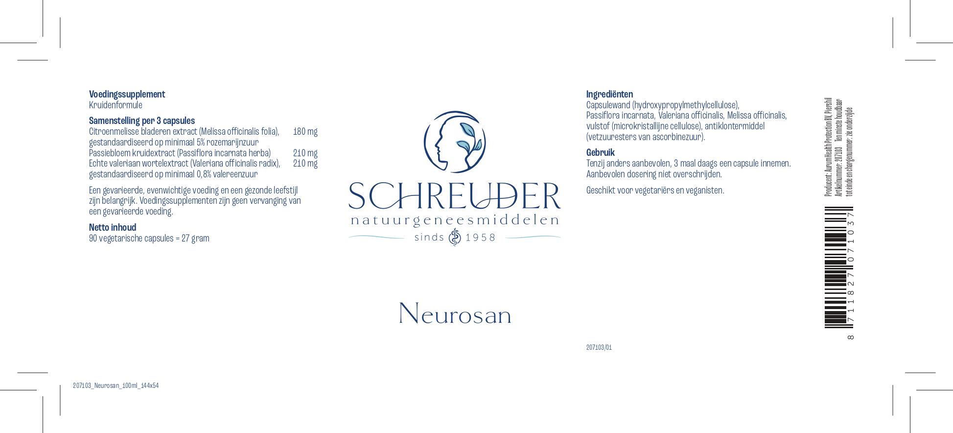Neurosan - 90 caps. - Afbeelding 2