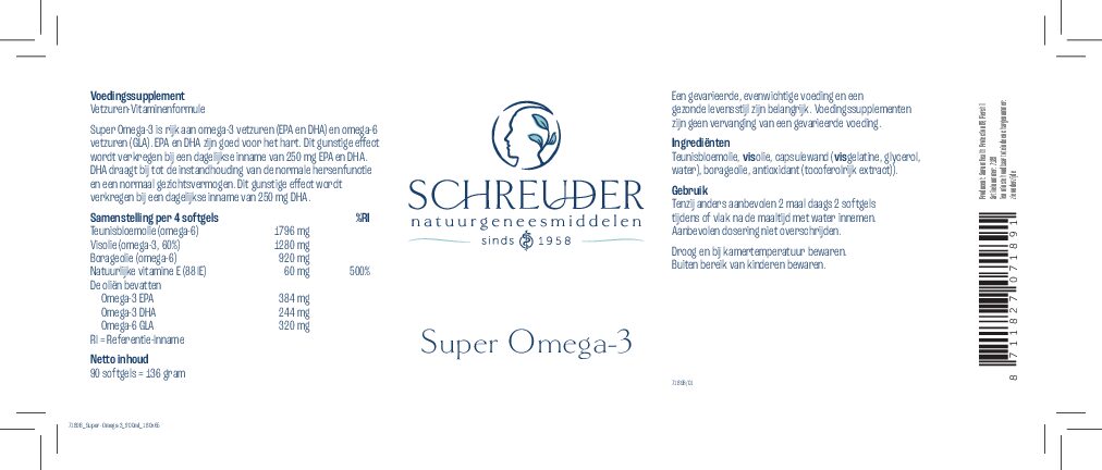 Super Omega-3 - 90 softs. - uit het assortiment - Afbeelding 2