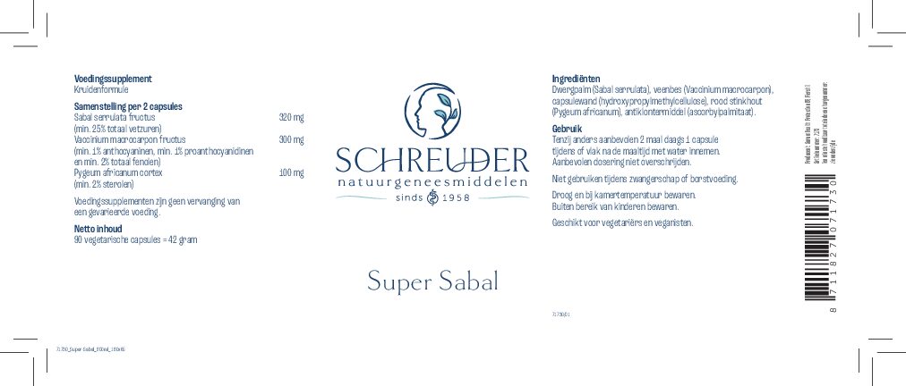 Super Sabal - 90 capsules - Afbeelding 2