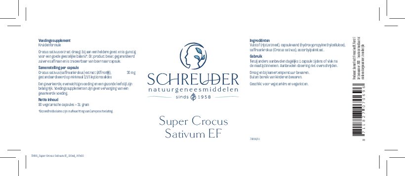 Super Crocus Sativum EF - 90 caps. - Afbeelding 2