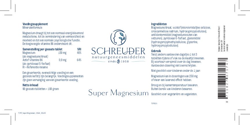 Super Magnesium - 90 tabs. - Afbeelding 2